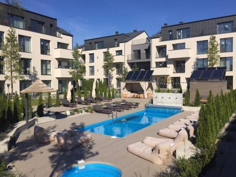 Super Mini Loft With Outdoor Pool. Daire Palanga Dış mekan fotoğraf